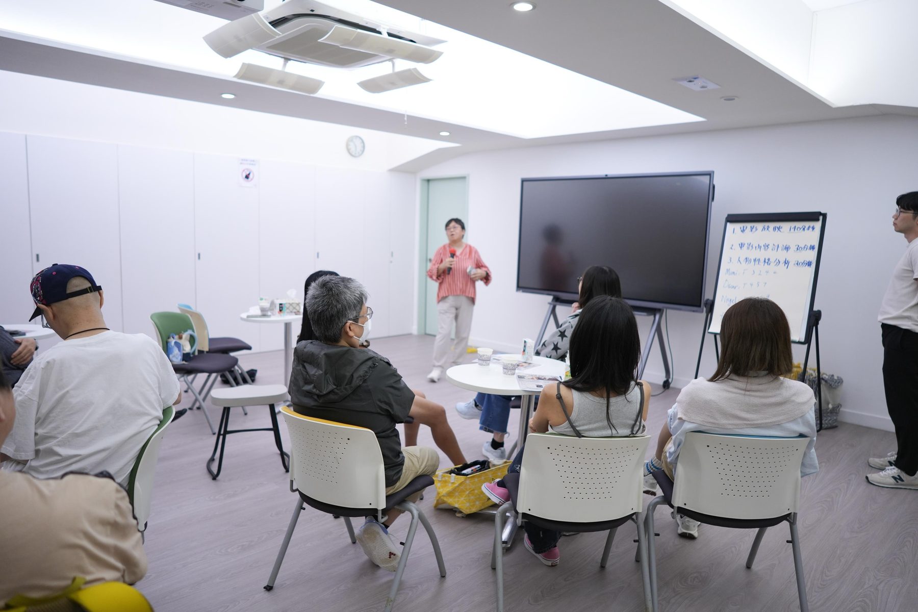 Participants attending a classroom workshop